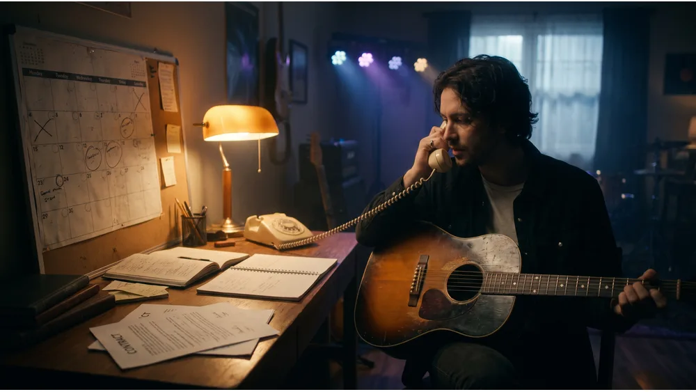 How to Book More Gigs for Your Band in 2025 — illustration