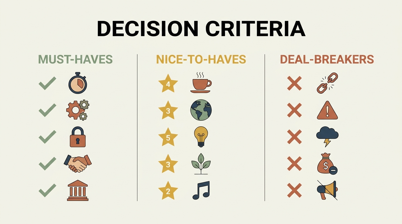 Decision Criteria Template