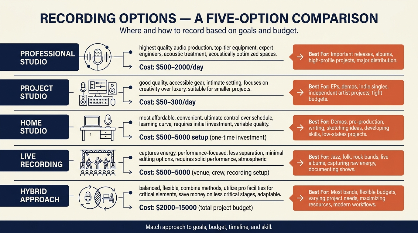 Recording Options Comparison