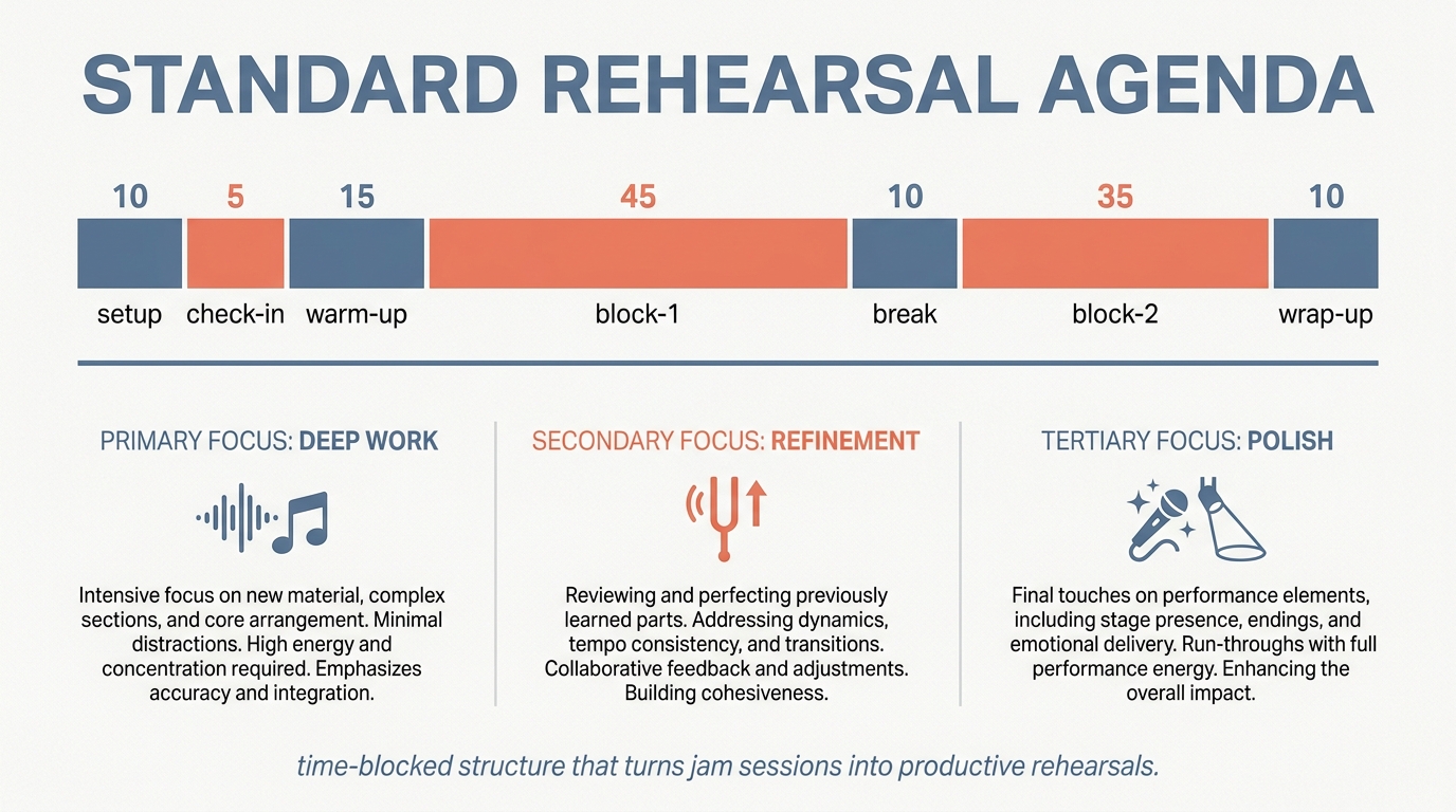 Rehearsal Agenda Template